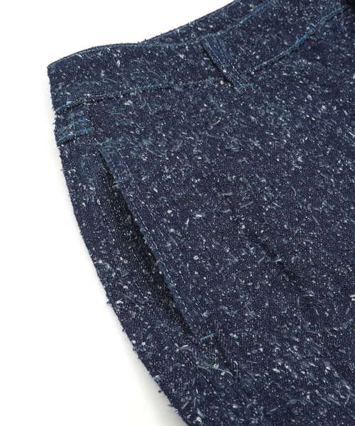 LUCY(ルーシー)の「LUCY/【26年春夏新作】ネップデニムバギーパンツ(デニムパンツ・メンズ・インディゴブルー/ブラック系2・LARGE/MEDIUM)」の9枚目の写真