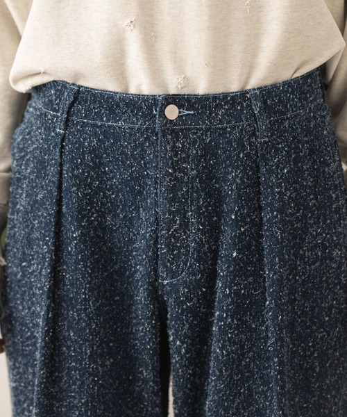 LUCY(ルーシー)の「LUCY/【26年春夏新作】ネップデニムバギーパンツ(デニムパンツ・メンズ・インディゴブルー/ブラック系2・LARGE/MEDIUM)」の16枚目の写真