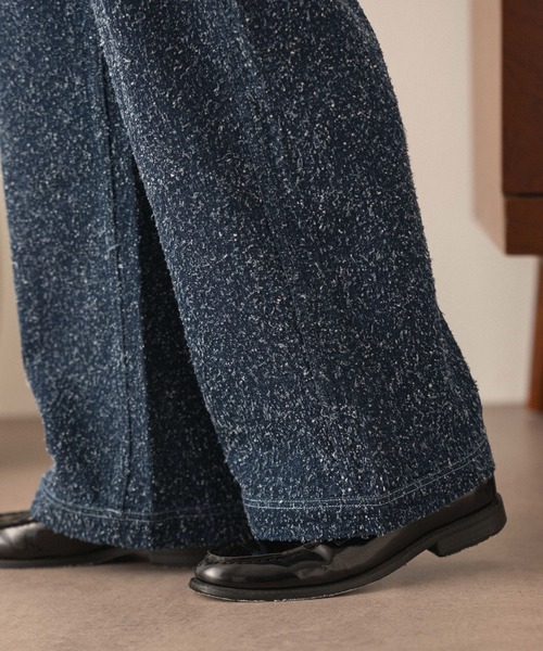 LUCY(ルーシー)の「LUCY/【26年春夏新作】ネップデニムバギーパンツ(デニムパンツ・メンズ・インディゴブルー/ブラック系2・LARGE/MEDIUM)」の18枚目の写真