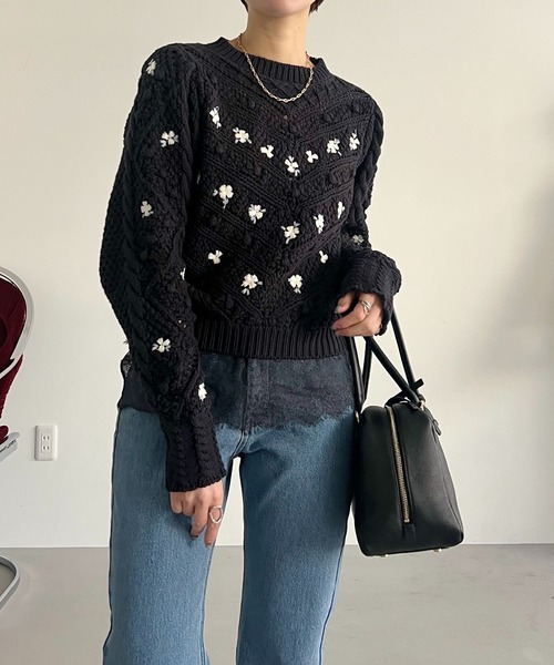 mysty woman（ミスティウーマン）の「サテンレースキャミソール　638058（シャツ/ブラウス・レディース・ホワイト系その他/チャコールグレー・FREE）」の12枚目の写真