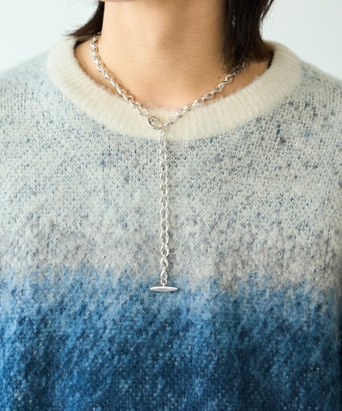 SINSS（シンス）の「Lariat necklace / ラリエットネックレス（ネックレス・メンズ・シルバー・FREE）」の5枚目の写真