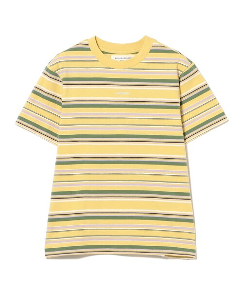 BEAMS BOY(ビームスボーイ)の「エンブロイダリー マルチボーダー ショートスリーブ Tシャツ(Tシャツ/カットソー・レディース・イエロー/ネイビー/ホワイト系その他7・1/3/2)」の16枚目の写真