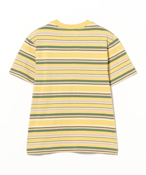 BEAMS BOY(ビームスボーイ)の「エンブロイダリー マルチボーダー ショートスリーブ Tシャツ(Tシャツ/カットソー・レディース・イエロー/ネイビー/ホワイト系その他7・1/3/2)」の6枚目の写真