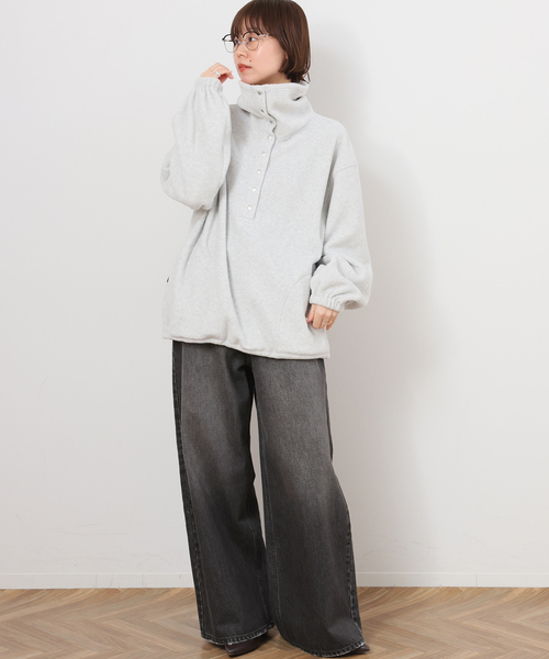 JOURNAL STANDARD relume（ジャーナルスタンダード　レリューム）の「《一部WEB限定》バギーDENIM（デニムパンツ・レディース・ブラック/ライトブルー・36/38）」の3枚目の写真