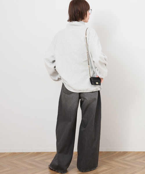 JOURNAL STANDARD relume（ジャーナルスタンダード　レリューム）の「《一部WEB限定》バギーDENIM（デニムパンツ・レディース・ブラック/ライトブルー・36/38）」の6枚目の写真