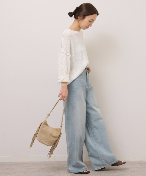 JOURNAL STANDARD relume（ジャーナルスタンダード　レリューム）の「《一部WEB限定》バギーDENIM（デニムパンツ・レディース・ブラック/ライトブルー・36/38）」の14枚目の写真