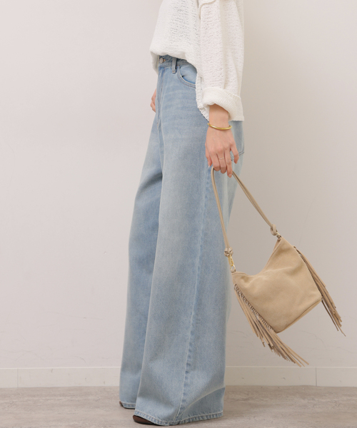 JOURNAL STANDARD relume（ジャーナルスタンダード　レリューム）の「《一部WEB限定》バギーDENIM（デニムパンツ・レディース・ブラック/ライトブルー・36/38）」の18枚目の写真