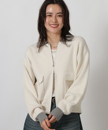 LAKOLE | スウェットライクZIPカーデ / 637693(カーディガン/ボレロ)