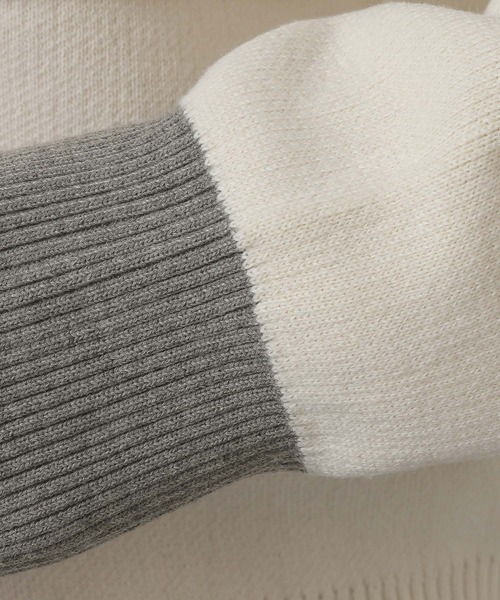 LAKOLE(ラコレ)の「スウェットライクZIPカーデ / 637693(カーディガン/ボレロ・レディース・アイボリー/ネイビー・FREE)」の22枚目の写真