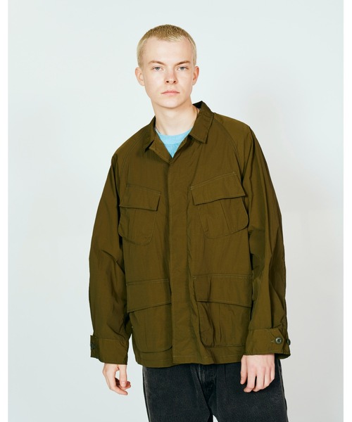 made in standard （メイドインスタンダード）の「MADE IN STANDARD メイドインスタンダード / 1968 FATIGUE JACKET（ミリタリージャケット・メンズ・ブラック/オリーブ/ブラウン・LARGE/MEDIUM）」の6枚目の写真