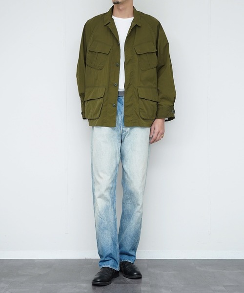 made in standard （メイドインスタンダード）の「MADE IN STANDARD メイドインスタンダード / 1968 FATIGUE JACKET（ミリタリージャケット・メンズ・ブラック/オリーブ/ブラウン・LARGE/MEDIUM）」の16枚目の写真