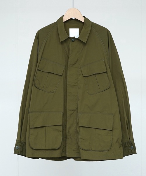 made in standard （メイドインスタンダード）の「MADE IN STANDARD メイドインスタンダード / 1968 FATIGUE JACKET（ミリタリージャケット・メンズ・ブラック/オリーブ/ブラウン・LARGE/MEDIUM）」の10枚目の写真
