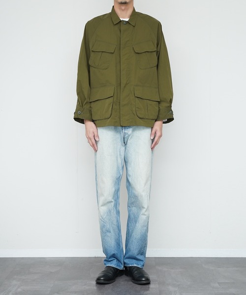 made in standard （メイドインスタンダード）の「MADE IN STANDARD メイドインスタンダード / 1968 FATIGUE JACKET（ミリタリージャケット・メンズ・ブラック/オリーブ/ブラウン・LARGE/MEDIUM）」の15枚目の写真