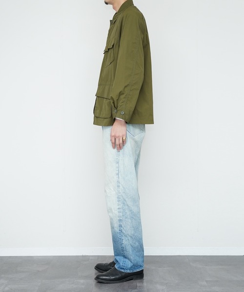 made in standard （メイドインスタンダード）の「MADE IN STANDARD メイドインスタンダード / 1968 FATIGUE JACKET（ミリタリージャケット・メンズ・ブラック/オリーブ/ブラウン・LARGE/MEDIUM）」の14枚目の写真