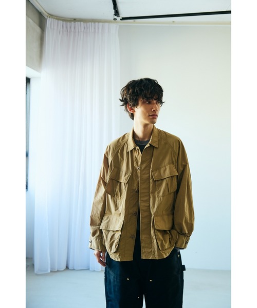 made in standard （メイドインスタンダード）の「MADE IN STANDARD メイドインスタンダード / 1968 FATIGUE JACKET（ミリタリージャケット・メンズ・ブラック/オリーブ/ブラウン・LARGE/MEDIUM）」の18枚目の写真