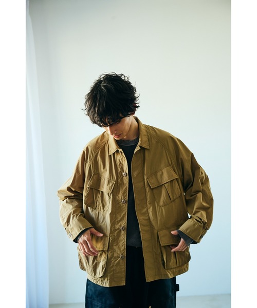 made in standard （メイドインスタンダード）の「MADE IN STANDARD メイドインスタンダード / 1968 FATIGUE JACKET（ミリタリージャケット・メンズ・ブラック/オリーブ/ブラウン・LARGE/MEDIUM）」の20枚目の写真