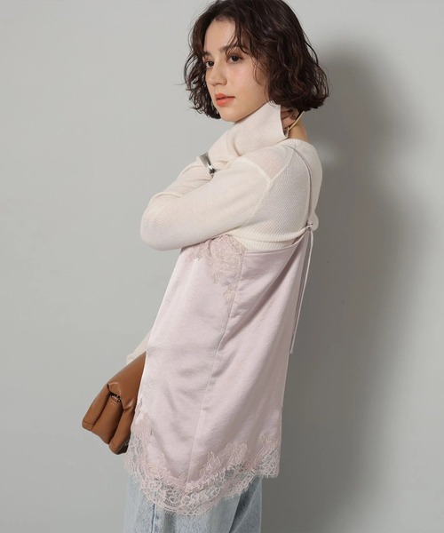 サテンレースキャミ（シャツ/ブラウス）｜Arpege story（アルページュ