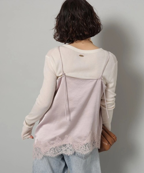 サテンレースキャミ（シャツ/ブラウス）｜Arpege story（アルページュ