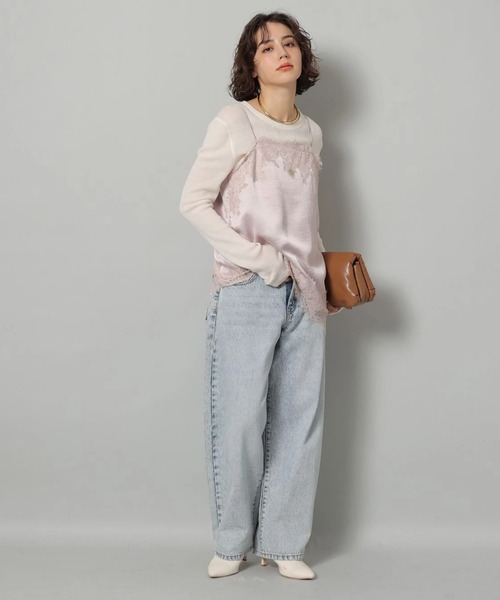 サテンレースキャミ（シャツ/ブラウス）｜Arpege story（アルページュ