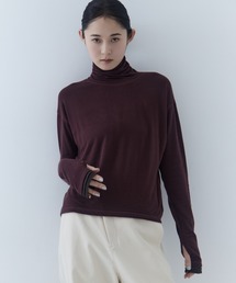 STUDIOUS | 【STUDIOUS/ステュディオス】Cashmere Silk Loose Fit Top/カシミアシルクルーズフィットトップス(Tシャツ/カットソー)