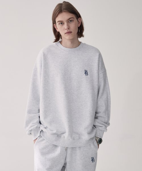 PAPERBOY(ペーパーボーイ)の「PBロゴスウェットシャツ-ホワイトメランジ(スウェット・レディース・その他・S/M/L/XL)」の2枚目の写真