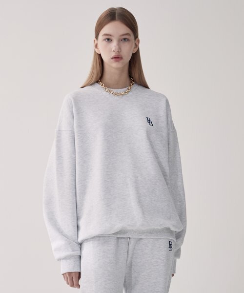 PAPERBOY(ペーパーボーイ)の「PBロゴスウェットシャツ-ホワイトメランジ(スウェット・レディース・その他・S/M/L/XL)」の3枚目の写真