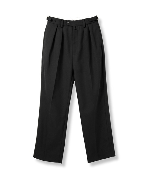 Blank product【TENON】2TUCK TROUSERS ブラックM TENON】2TUCK TROUSERS（スラックス）｜Blank Product.（ブランク