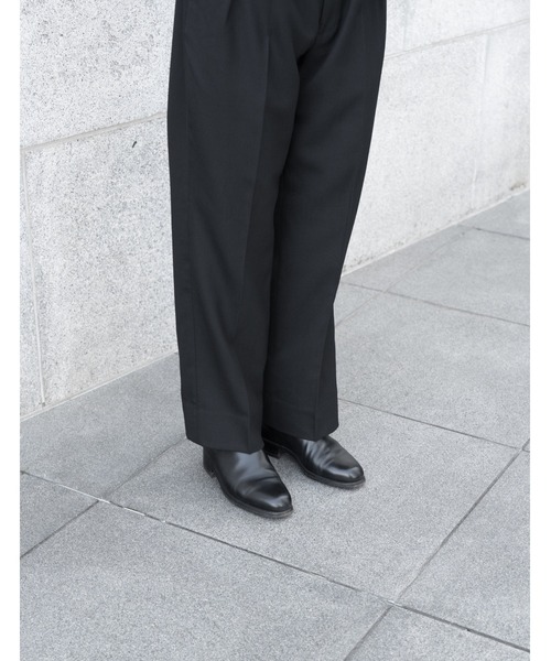 TENON】2TUCK TROUSERS（スラックス）｜Blank Product.（ブランク