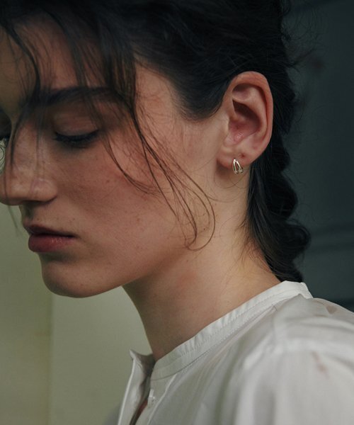 VERTE（ベフト）の「[925 silver] Deux.silver.122 / lien earring (silver)（ピアス（両耳用）・レディース・シルバー・FREE）」の3枚目の写真