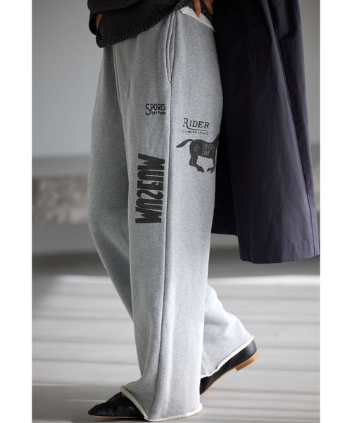 IENA(イエナ)の「Work of Art Kendai/ワークオブアートケンダイ スウェトパンツ SWEAT(スウェットパンツ・レディース・ライトグレー/アイボリー・FREE)」の5枚目の写真