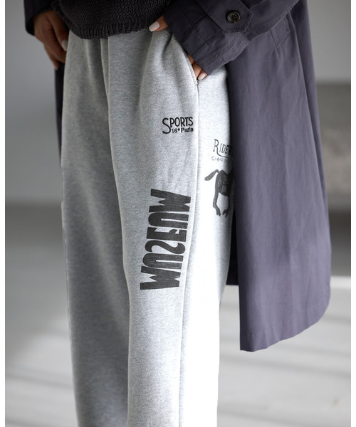 IENA(イエナ)の「Work of Art Kendai/ワークオブアートケンダイ スウェトパンツ SWEAT(スウェットパンツ・レディース・ライトグレー/アイボリー・FREE)」の6枚目の写真