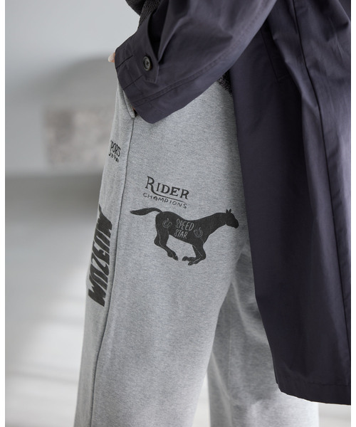 IENA(イエナ)の「Work of Art Kendai/ワークオブアートケンダイ スウェトパンツ SWEAT(スウェットパンツ・レディース・ライトグレー/アイボリー・FREE)」の7枚目の写真