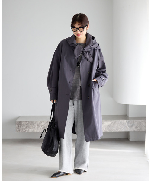 IENA(イエナ)の「Work of Art Kendai/ワークオブアートケンダイ スウェトパンツ SWEAT(スウェットパンツ・レディース・ライトグレー/アイボリー・FREE)」の9枚目の写真