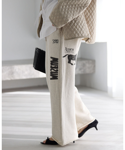 IENA(イエナ)の「Work of Art Kendai/ワークオブアートケンダイ スウェトパンツ SWEAT(スウェットパンツ・レディース・ライトグレー/アイボリー・FREE)」の14枚目の写真