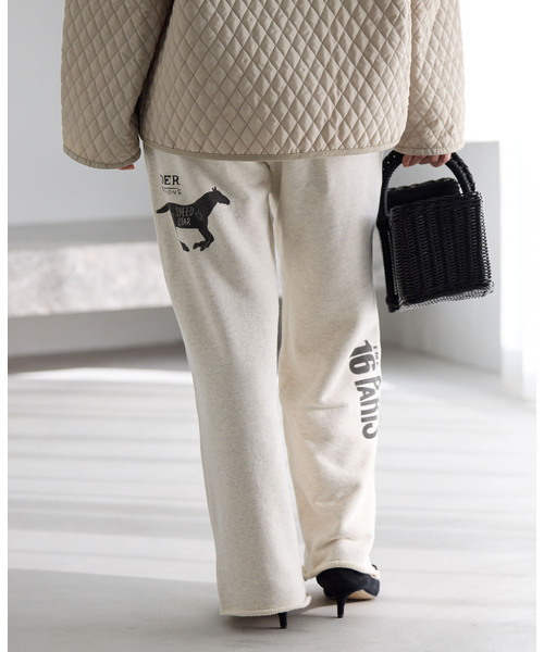 IENA(イエナ)の「Work of Art Kendai/ワークオブアートケンダイ スウェトパンツ SWEAT(スウェットパンツ・レディース・ライトグレー/アイボリー・FREE)」の15枚目の写真