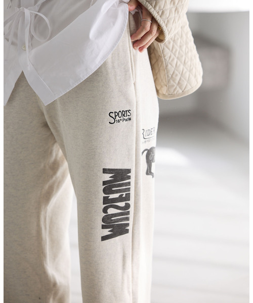 IENA(イエナ)の「Work of Art Kendai/ワークオブアートケンダイ スウェトパンツ SWEAT(スウェットパンツ・レディース・ライトグレー/アイボリー・FREE)」の16枚目の写真