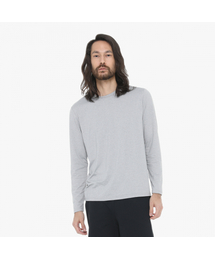 MO SPORTS（モースポーツ）の「モソフト長袖Tシャツ メンズ（ライトグレー）（Tシャツ/カットソー）」
