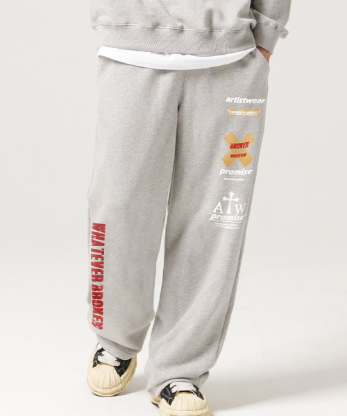 ARTISTWEAR（アーティストウェア）の「[ATW]プロミスワイドバンディングパンツ（スウェットパンツ・レディース・その他・S/M/L/XL）」の7枚目の写真
