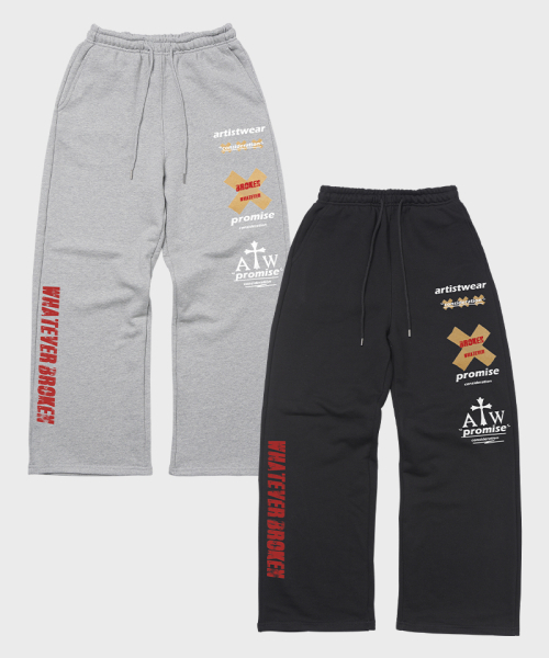 ARTISTWEAR（アーティストウェア）の「[ATW]プロミスワイドバンディングパンツ（スウェットパンツ・レディース・その他・S/M/L/XL）」の9枚目の写真