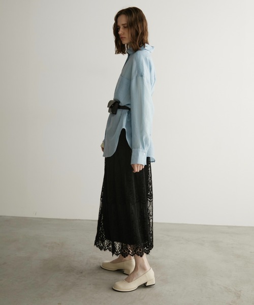 LOSCa(ロスカ)の「ラウンドカーブパンプス(パンプス・レディース・ベージュ/ブラック/アイボリー・39/38/37)」の20枚目の写真