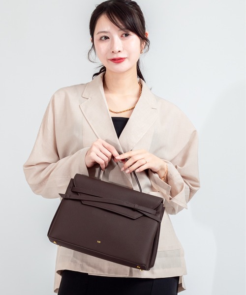tov(トーヴ)の「【TOV】ハンドバッグ ショルダーバッグ MIMI GRAND 2WAY(ショルダーバッグ・レディース・ブラック/モカ/ミント/ホワイト/ブラウン/ピンク/ダークブラウン・FREE)」の9枚目の写真