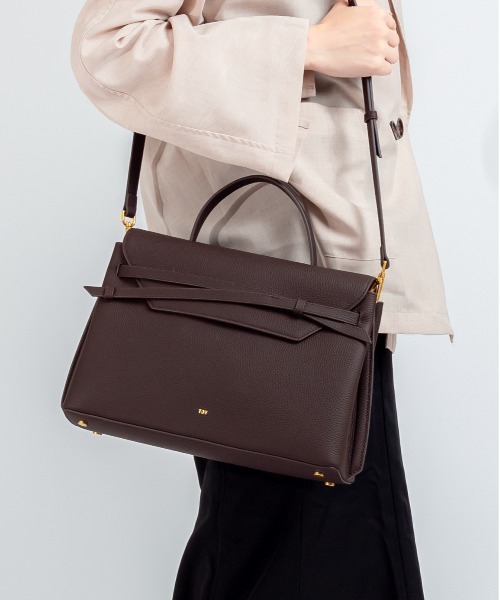 tov(トーヴ)の「【TOV】ハンドバッグ ショルダーバッグ MIMI GRAND 2WAY(ショルダーバッグ・レディース・ブラック/モカ/ミント/ホワイト/ブラウン/ピンク/ダークブラウン・FREE)」の12枚目の写真