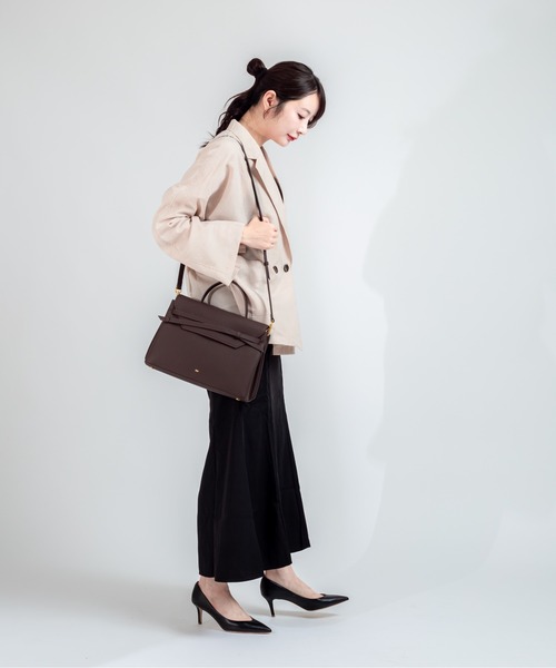 tov(トーヴ)の「【TOV】ハンドバッグ ショルダーバッグ MIMI GRAND 2WAY(ショルダーバッグ・レディース・ブラック/モカ/ミント/ホワイト/ブラウン/ピンク/ダークブラウン・FREE)」の13枚目の写真
