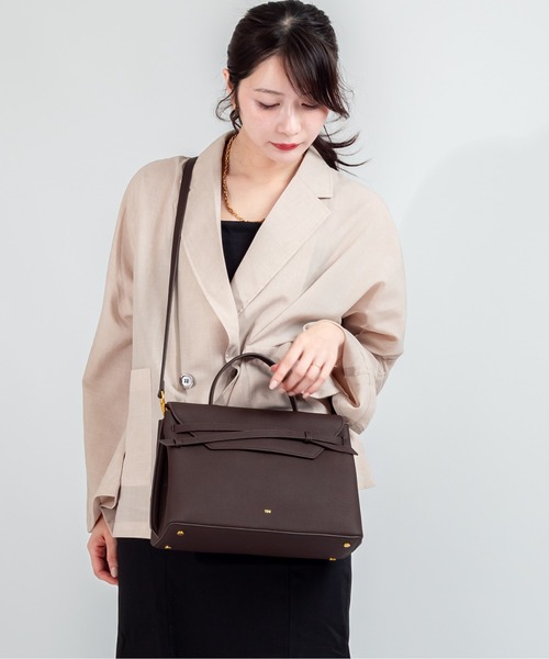 tov(トーヴ)の「【TOV】ハンドバッグ ショルダーバッグ MIMI GRAND 2WAY(ショルダーバッグ・レディース・ブラック/モカ/ミント/ホワイト/ブラウン/ピンク/ダークブラウン・FREE)」の10枚目の写真