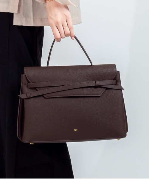 tov(トーヴ)の「【TOV】ハンドバッグ ショルダーバッグ MIMI GRAND 2WAY(ショルダーバッグ・レディース・ブラック/モカ/ミント/ホワイト/ブラウン/ピンク/ダークブラウン・FREE)」の11枚目の写真