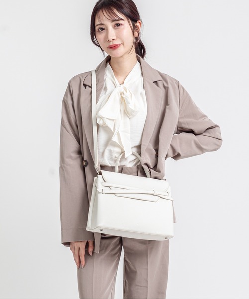 tov（トーヴ）の「【TOV】ハンドバッグ ショルダーバッグ　MIMI GRAND　2WAY（ショルダーバッグ・レディース・ブラック/モカ/ミント/ホワイト/ブラウン/ピンク・FREE）」の8枚目の写真