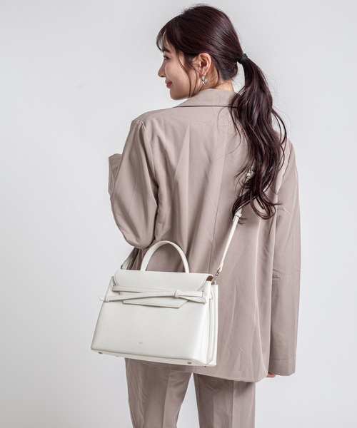 tov（トーヴ）の「【TOV】ハンドバッグ ショルダーバッグ　MIMI GRAND　2WAY（ショルダーバッグ・レディース・ブラック/モカ/ミント/ホワイト/ブラウン/ピンク・FREE）」の10枚目の写真