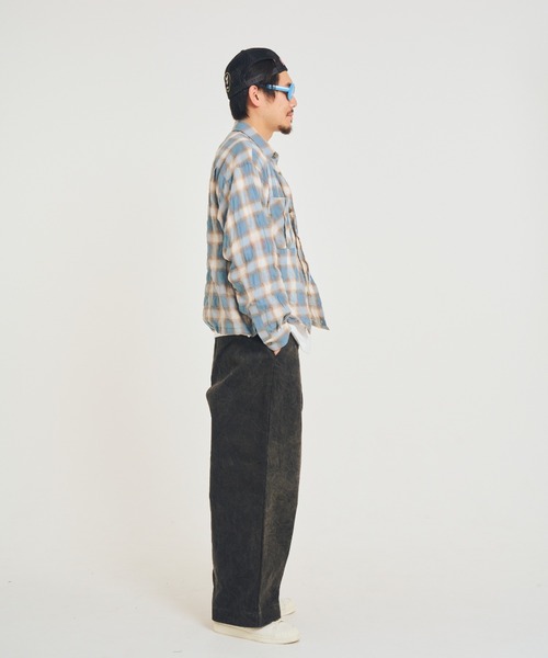 EFFECTEN（エフェクテン）の「【EFFECTEN】Drawcode Crinkle nish SH（シャツ/ブラウス・メンズ・ブルー系その他/ピンク系その他・FREE）」の15枚目の写真