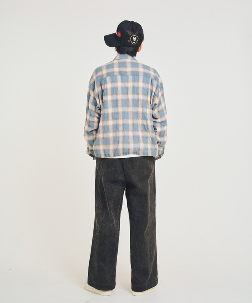 EFFECTEN（エフェクテン）の「【EFFECTEN】Drawcode Crinkle nish SH（シャツ/ブラウス・メンズ・ブルー系その他/ピンク系その他・FREE）」の16枚目の写真