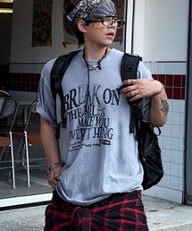 THE MILE（ザマイル）の「BREAK ON CREW [PIGMENT GRAY]（Tシャツ/カットソー）」